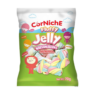 Kẹo Fluffy Jelly Marsmallows 70g