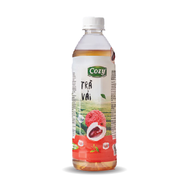 Cozy trà vải 455ml chai Pet