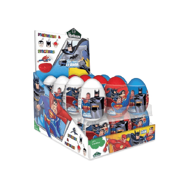 Kẹo trứng đồ chơi Justice League Relkon