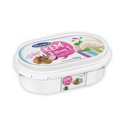 Kem đậu xanh, khoai môn, dừa Vinamilk 1L