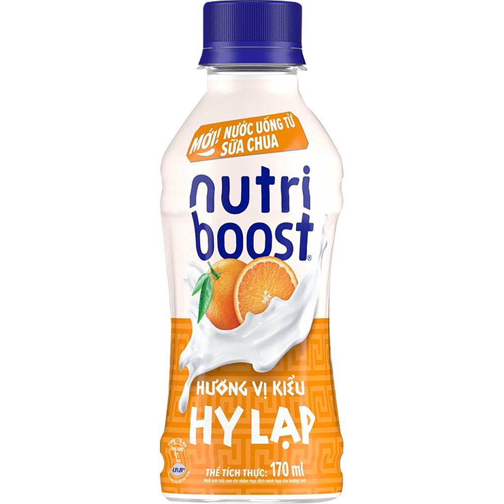 Sữa chua uống Nutri Boost vị cam 170ml