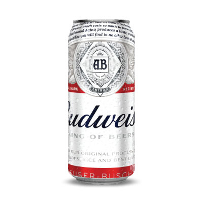 Bia Budweiser Sleek lon 330ml
