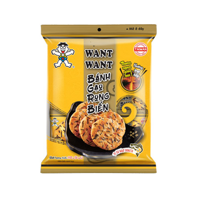 Bánh gạo rong biển Want Want vị cá ngừ 118g