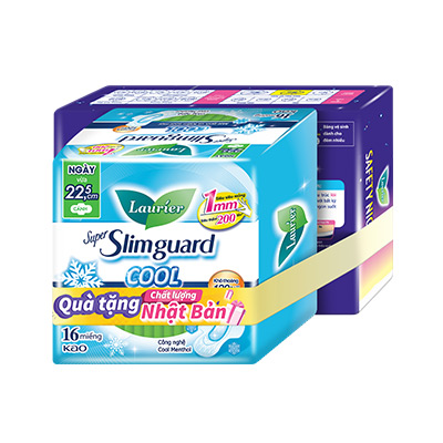 Băng vệ sinh LAURIER siêu mỏng 1mm mát lạnh miếng