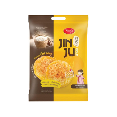 Bánh gạo Jinju chà bông 168g