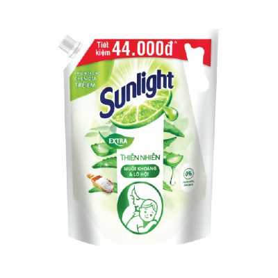 Nước rửa chén SUNLIGHT thiên nhiên túi 3.4Kg