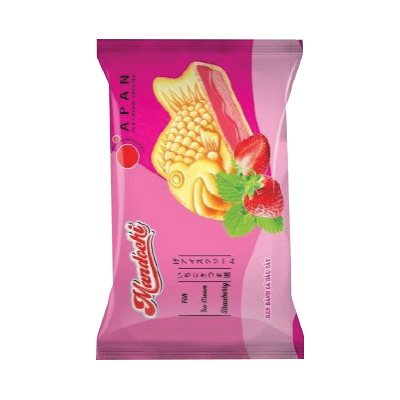 Kem bánh cá vị Dâu 65g