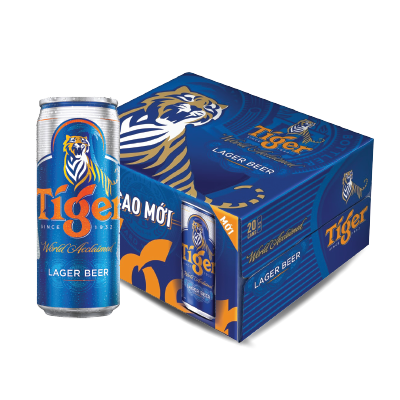 Bia Tiger Regular lon cao 330ml