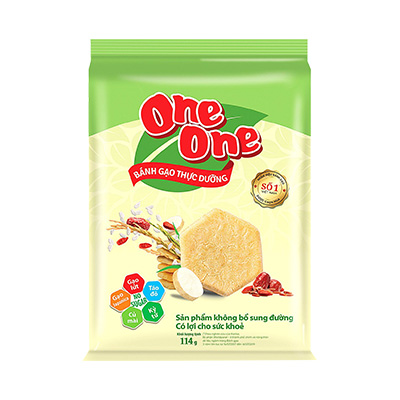 Bánh gạo One One Thực Dưỡng 114g