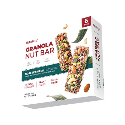 Thanh hạt dinh dưỡng vị rong biển 150g