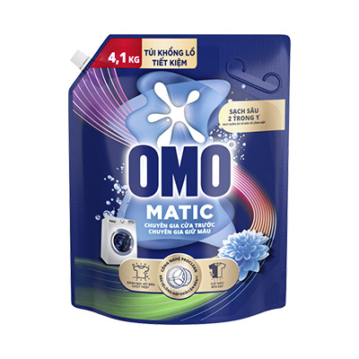 Nước giặt Omo giữ màu cửa trên túi 4.1kg