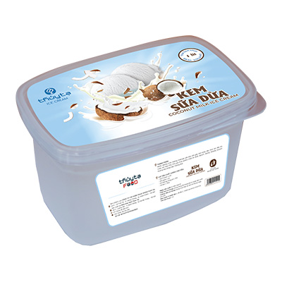 Kem hộp sữa dừa 1L