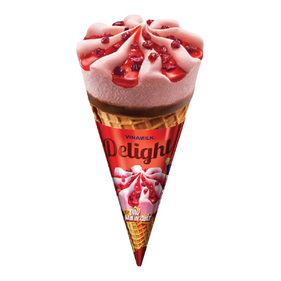 Kem ốc Quế  Dâu Nam Việt Quất Delight 110ml