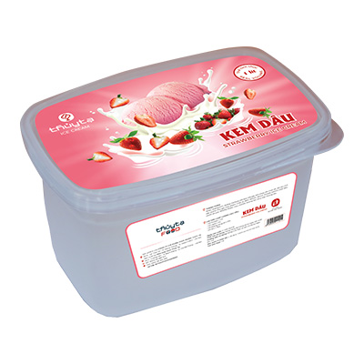 Kem hộp dâu 1L