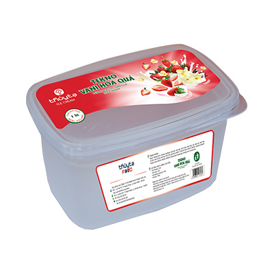 Kem hộp tekno vani hoa quả 1L