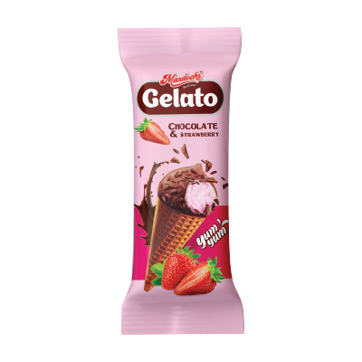 Kem ốc cao cấp Gelato vị dâu 65g -PN