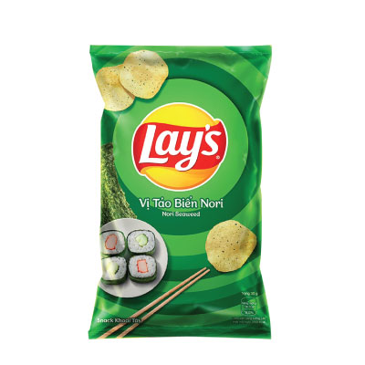 Snack Lays vị tảo biển Nori 150g