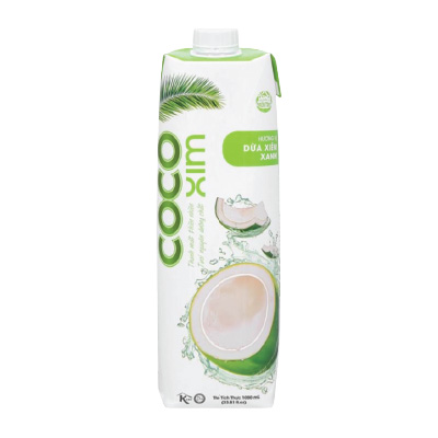 Nước dừa xiêm xanh cocoxim hộp 1L