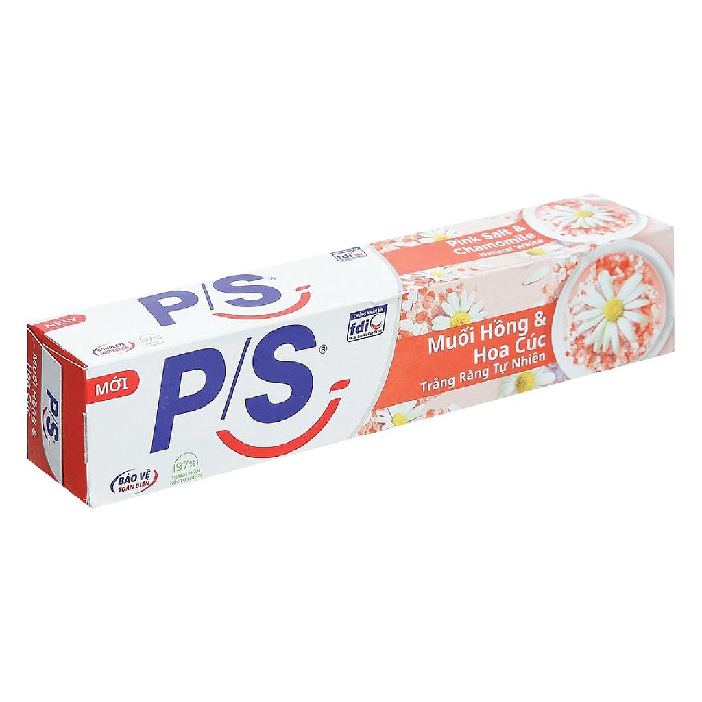 Kem đánh răng P/S muối hống &amp; hoa cúc  230g