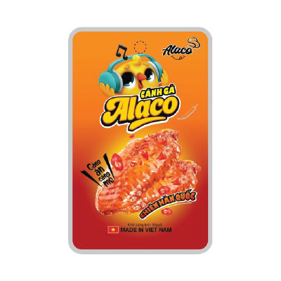 Cánh gà chiên Hàn Quốc ALACO 25g