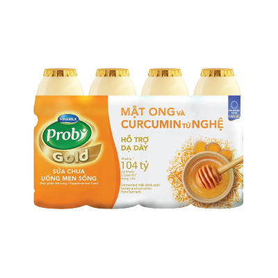 Sữa chua uống Probi Gold mật ong và curcumin từ nghệ 130ml