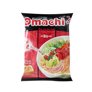 Mì OMACHI khoai tây xốt bò hầm 80g