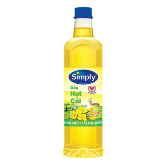 Dầu Simply hạt cải 1L