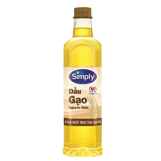 Dầu gạo Simply 1L