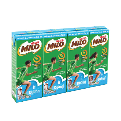 Sữa Milo ít đường 180ml