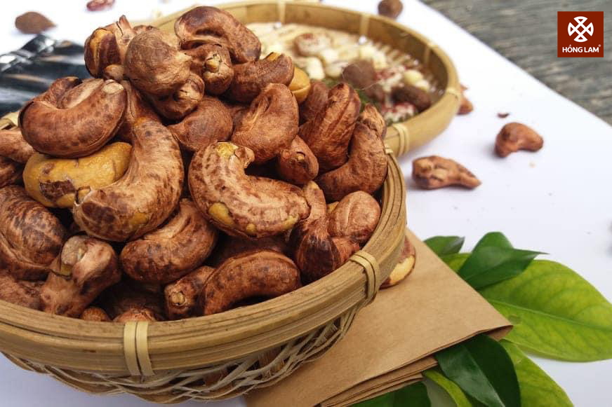 Hạt điều rang muối cả vỏ lụa 450g*20 (hộ