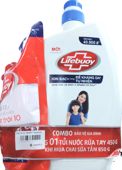 Sữa tắm Lifebuoy bảo vệ vượt trội 800g