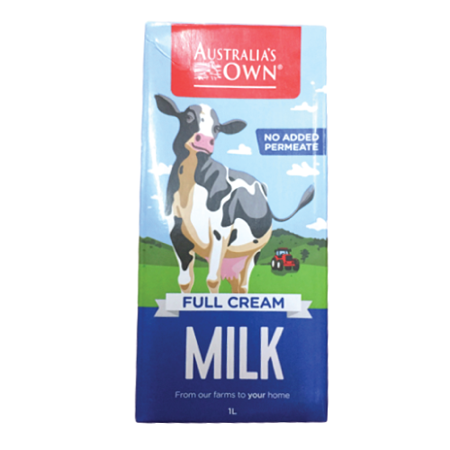 Sữa tươi tiệt trùng nguyên kem Organic Own 1l úc