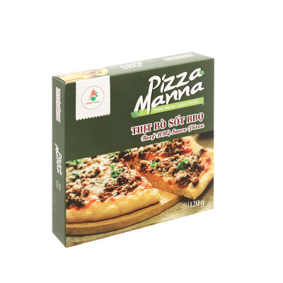 Pizza Manna thịt bò sốt BBQ 120g