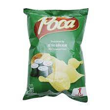 Khoai tây Poca vị tảo biển 63gr*80