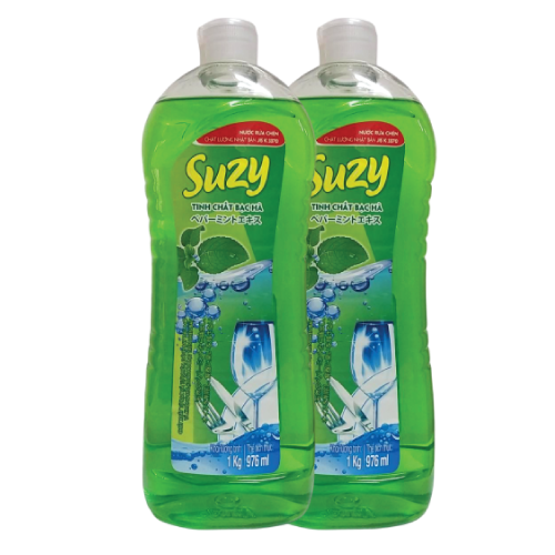 Nước rửa chén SUZY bạc hà loại 1000g