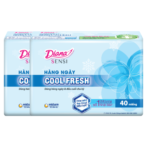BVS Diana hàng ngày SENSI Cool Fresh 40 miếng