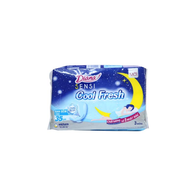 BVS Diana SENSI Night Cool Fresh 35(3 miếng)