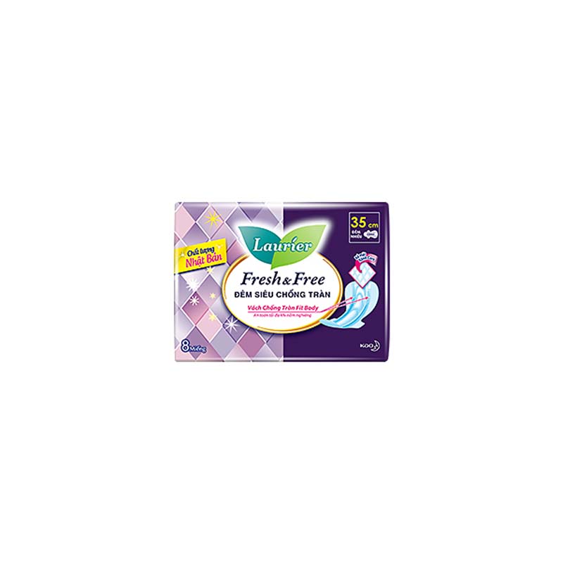 BVS Laurier đêm siêu bảo vệ 35cm 8M