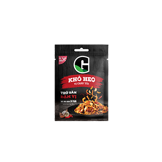 Khô heo vị cháy tỏi gói 45g