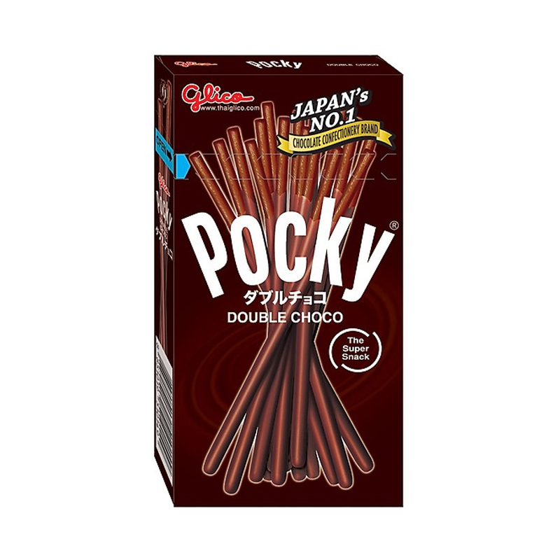 Bánh que Pocky Double socola 39g