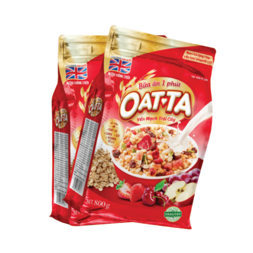 Yến mạch Oatta trái cây 800g