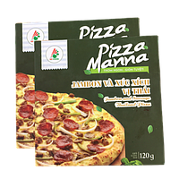 Pizza Manna Jambon & xúc xích vị Thái 120g