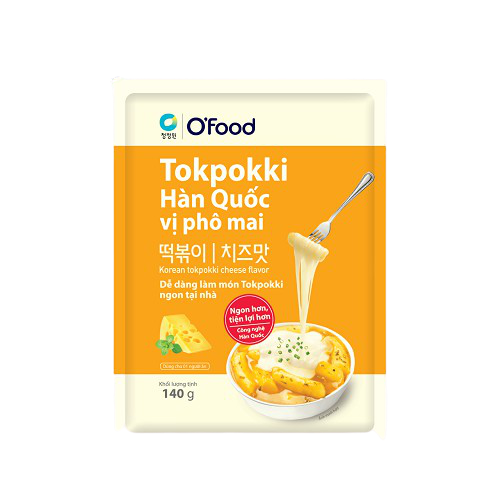Tokpokki Hàn Quốc vị pho mai gói 140g Miwon