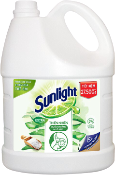 Nước rửa chén Sunlight thiên nhiên Can 3.6L