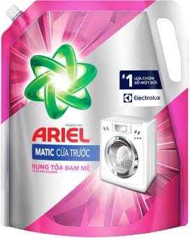 ARIEL nước giặt cửa trước túi 3.25KGX4 đam mê
