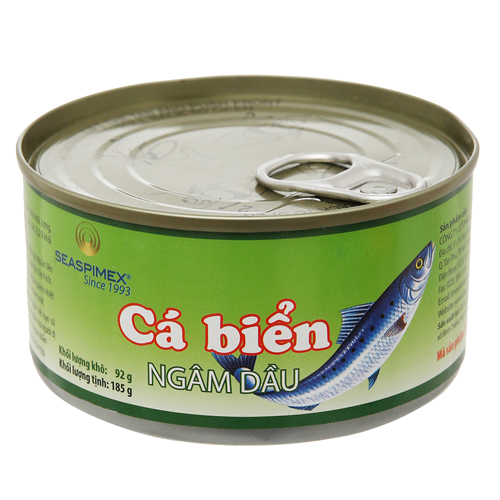Cá trích ngâm dầu khoá 185g