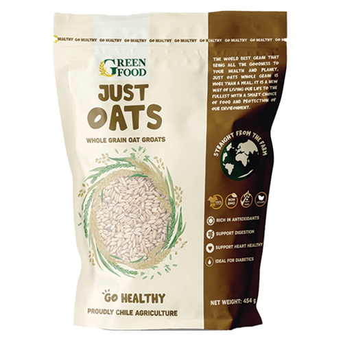 Yến mạch nguyên cám Just oats 454g