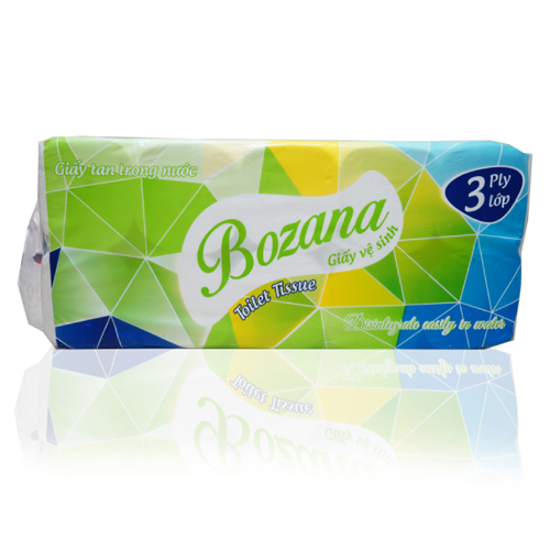 Giấy vệ sinh Bozana 3 lớp*10c