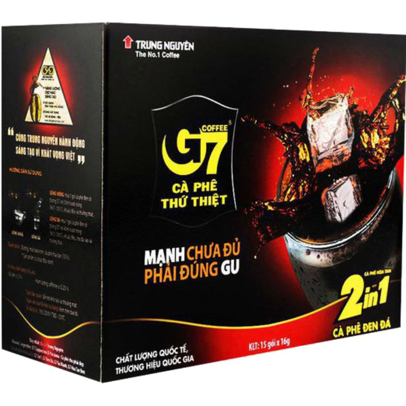 Cà phê G7 2 in 1 hộp 15*16g