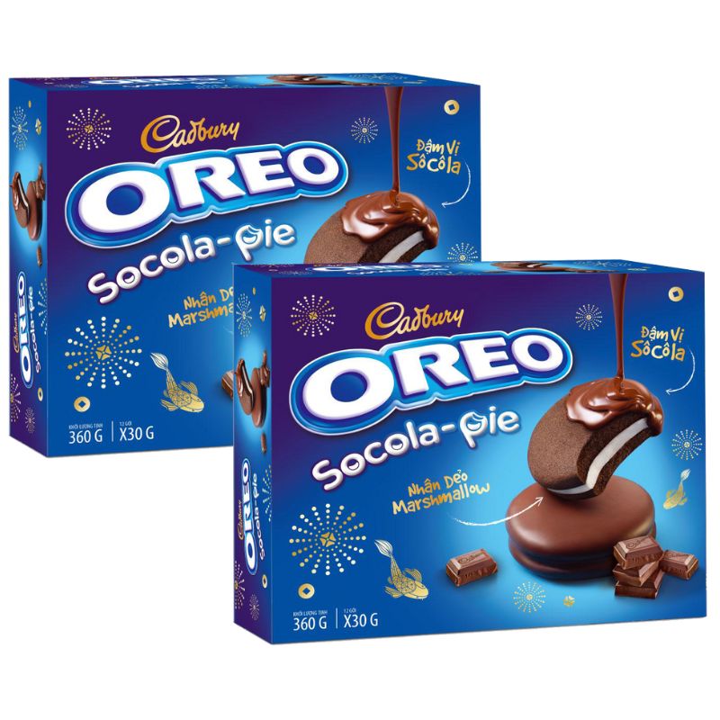 Bánh Socola Pie Cadbury Oreo 360g